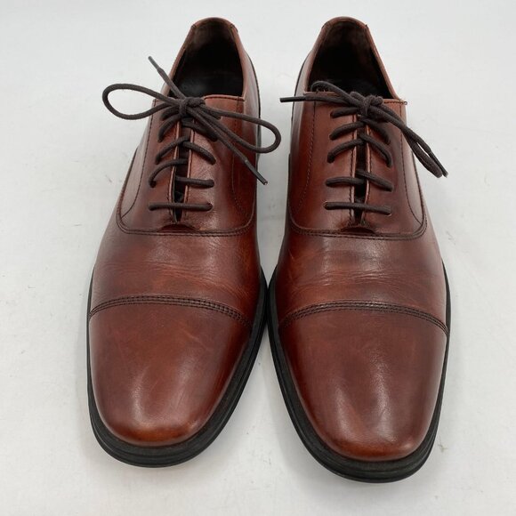 Cole Haan Brown Cap Toe Oxford Shoes | Size 8.5 - Picture 5 of 7